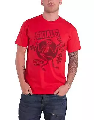 Buy Social Distortion T Shirt Speakeasy Checkerboard Band Logo New Official Red S • 16.95£