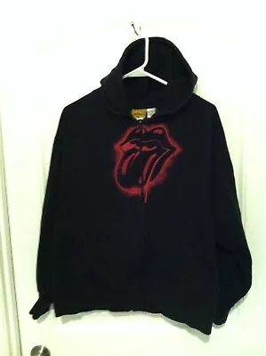 Buy Rolling Stones  Anthill Rockware Zip Up Hoodie Sweatshirt Black Sz L Or M  Worn • 9.34£
