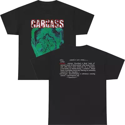Buy Carcass Death Metal Band New Black T-shirt Size S-5XL, Gift For Him, Her • 9.33£