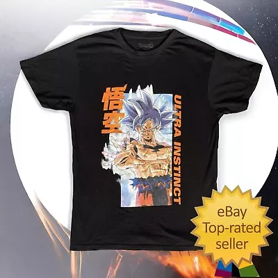Buy Goku Size Dragon Ball Z T-Shirt Small Ultra Instinct Mens Small Black Anime  • 7.99£