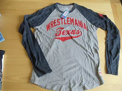 Buy Wwe Wrestlemania 32 Texas Baseball T-shirt New (size Small, Official) • 13.99£