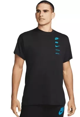 Buy Men's Nike Black Standard Issue Swoosh T Shirt Size Small • 17.95£