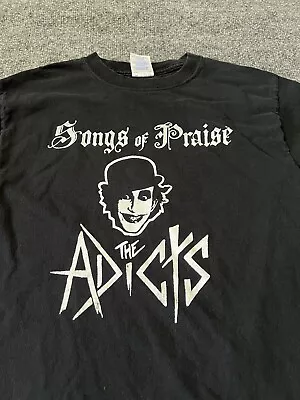 Buy Vintage The Adicts Shirt The Damned Sex Pistols Misfits Punk Rock Oi! Crass GBH • 38.86£