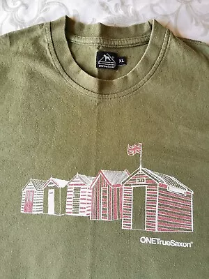 Buy ONE TRUE SAXON Green Crew Neck Short Sleeve Mens T-Shirt (Medium)  • 9.99£