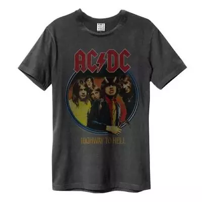 Buy AC/DC- HIGHWAY TO HELL VINTAGE AMPLIFIED VINTAGE CHARCOAL LARGE =T-shirt= • 22.59£
