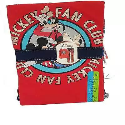 Buy Women's PJ Set Disney Mickey Mouse Red Top With Checked Tartan Bottom Pyjama Set • 12.99£