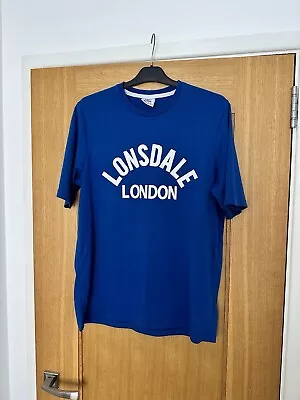 Buy Men’s Original LONSDALE LONDON Blue Short Sleeved T-shirt Size Medium  • 9.99£