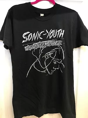 Buy Genuine Late 1980's Sonic Youth Confusion Is Sex Vintage T-shirt • 100£