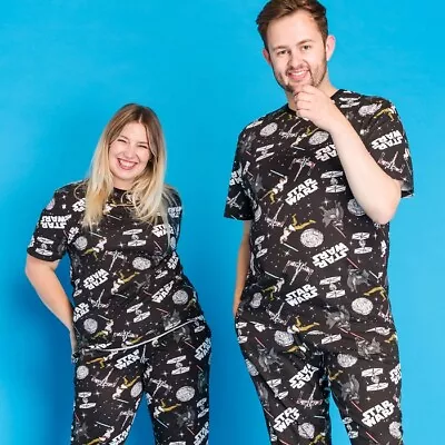 Buy Official Star Wars All Over Print Pyjamas : S,M,L • 29.99£