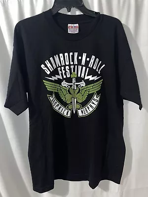 Buy Dropkick Murphys Shamrock N Roll Festival 2011 Double Sided Concert T-Shirt XL • 18.64£