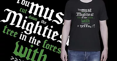 Buy The Knights Who Say Ni Tshirt Monty Python Cut Down A Tree With A  Herring • 14.99£
