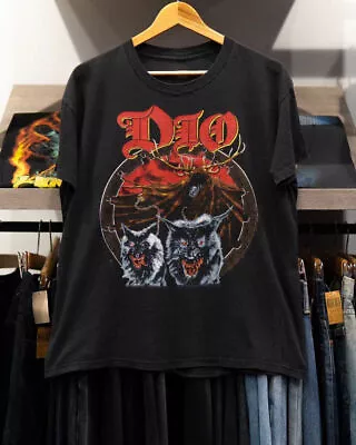 Buy Vintage 1990’S Dio 'Lock Up The Wolves World Tour' T-Shirt, Size • 22.40£