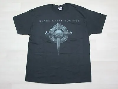 Buy Vintage BLACK LABEL SOCIETY T Shirt (XL) ORDER OF THE BLACK Tour ZAKK WYLDE OZZY • 21.99£