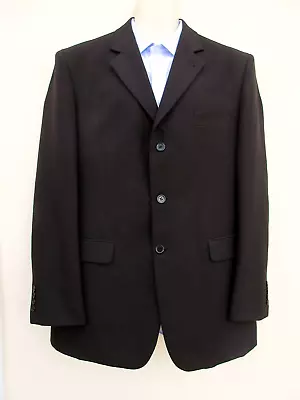 Buy George - Mens Jacket  Size 42 Long - Black Smart Suit Jacket • 11.95£