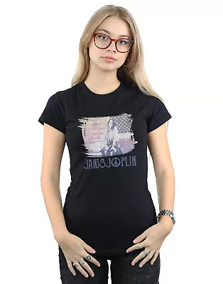 Buy Janis Joplin Women's Stove Flag T-Shirt • 15.99£
