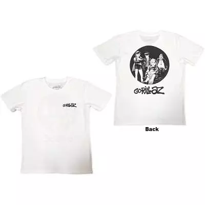 Buy Gorillaz Unisex T-Shirt: Song Machine Brush Logo (Back Print) (Large) • 15.15£