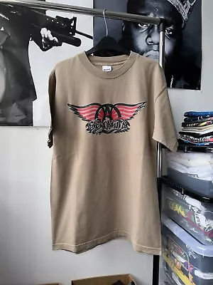 Buy Aerosmith Mens Large T-shirt Vintage 90s Band Tee Nothing Can Stop This Rock • 49.99£