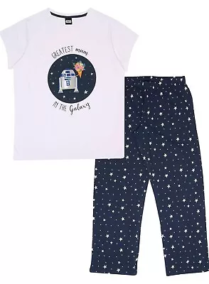 Buy Star Wars,r2-d2 Greatest Mum In The Galaxy, Womens Pyjama Set, Official... • 16.99£