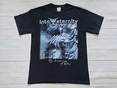 Buy Men's Vintage Into Eternity The Scattering Of Ashes Metal Band T-shirt Medium • 29.99£