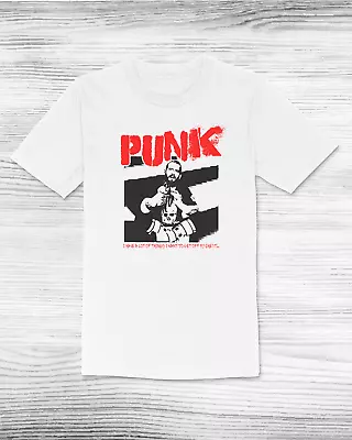 Buy CM Punk X Rancid Unofficial Wrestling T-Shirt • 9.99£
