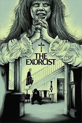 Buy The Exorcist Style Vb Made To Order White Gildan Adult T Shirt S To 3 Xl DTG • 16£