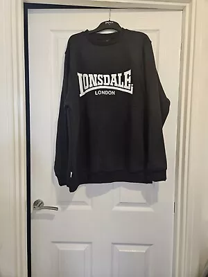 Buy Men Black Lonsdale Xl Top New With Tags • 10£
