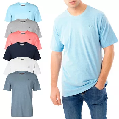 Buy Mens T-shirt Short Sleeve Shirt Crew Neck Plain Casual Top Tee Size S-XXL • 5.97£