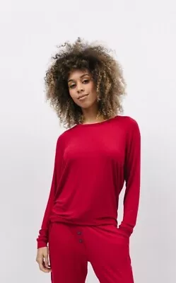 Buy Cyberjammies Women's Red Slouch Pyjama Top • 10£
