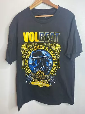Buy Volbeat Outlaw Gentlemen & Shady Ladies 2014 US Concert Shirt Men's L Black B77 • 11.67£