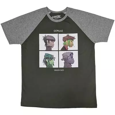 Buy Gorillaz Unisex Raglan T-Shirt: Demon Days (Medium) • 16.87£
