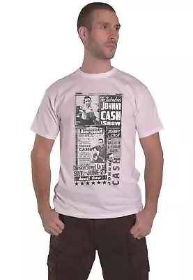 Buy Johnny Cash T Shirt The Fabulous Johnny Cash Show New Official Mens White • 16.95£