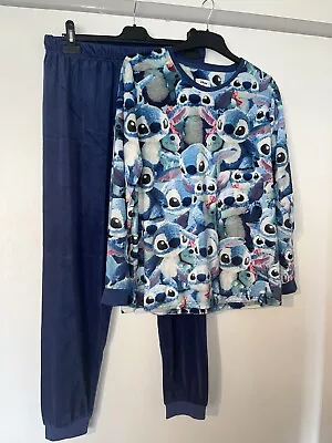 Buy Ladies Stitch Pyjamas Size M 12-14 Brand New  • 0.99£