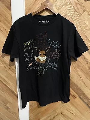 Buy Pokémon Eevee And Evolutions Shirt Size Medium • 7.46£