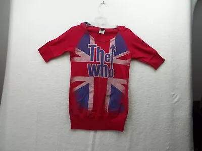 Buy The Who Top T Shirt With Hoodie Womens Jr Size M 7-9 • 18.50£