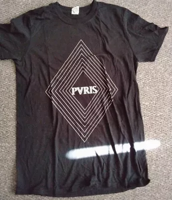 Buy Pvris T Shirt Rare Rock Band Tour Merch Tee Size Medium Black Puris • 13.50£