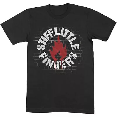 Buy Stiff Little Fingers Wall Logo Official T-shirt • 18£