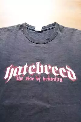 Buy 2 Sides Hatebreed T-shirt, The Rise Of Brutality 2003 Tour Shirt TE3058 • 27.02£