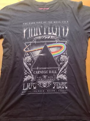 Buy Pink Floyd T Shirt,dark Side Of The Moon Tour Carnegie Hall.large • 12£