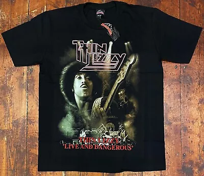 Buy Rock@Tees Thin Lizzy Live & Dangerous  T-shirt - XL (TS0502)  (New) • 19.99£