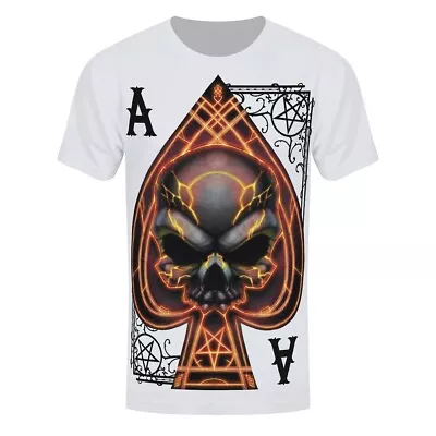 Buy Grindstore Mens Ace Of Spades T-Shirt GR4302 • 15.59£