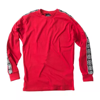 Buy West Coast Choppers Taped Long Sleeves T-Shirt Red • 41.03£
