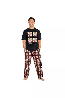 Buy Disney Mens Grumpy Pyjama Set - Bottoms And T-Shirt Short Sleeves Nightwear • 24.99£
