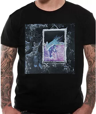 Buy Led Zeppelin T Shirt OFFICIAL Led Zeppelin IV Inverted  Small NEW • 12.99£