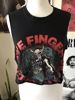 Buy Five Finger Death Punch Cutoff T Shirt Small • 12£