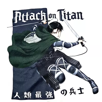 Buy Ripple Junction Attack On Titan Final Season Size XL Levi T-Shirt Cream Anime • 12.09£