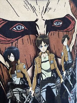 Buy Anime Attack On Titan Ripple Nation Funimation T-shirt Extra Small Blk • 10.25£