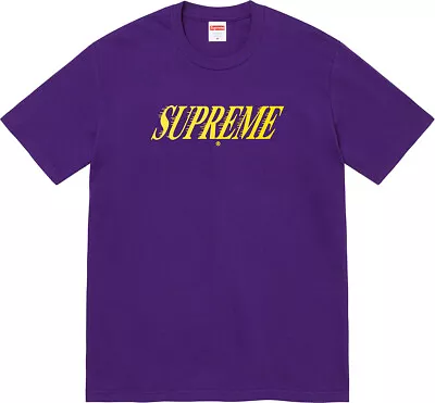 Buy Supreme Slapshot Tee Large Purple Order Confirmed  • 79.36£