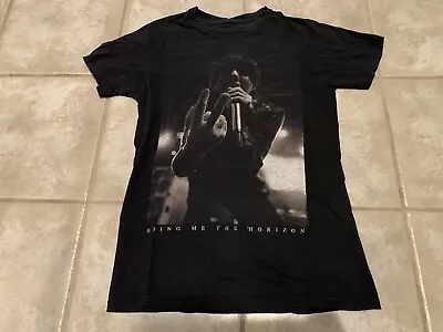 Buy Bring Me The Horizon Shirt Mens Medium Black Oliver Sykes Concert Band Music Hxc • 20.97£