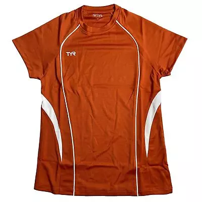 Buy Tyr Womens Alliance Tech Tee Tshirt - Textured Burnt Orange - Size Small - $34 • 16.76£
