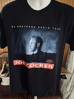 Buy Vintage 1999 Joe Cocker No Ordinary World Tour Large T-Shirt Single Stitch 90’s • 19.61£